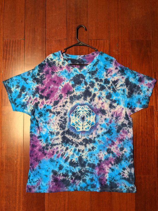 Mandala Blue tones in 2XL