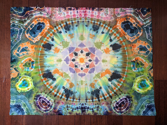 Mandala and Geode Tapestry 36" X 44"