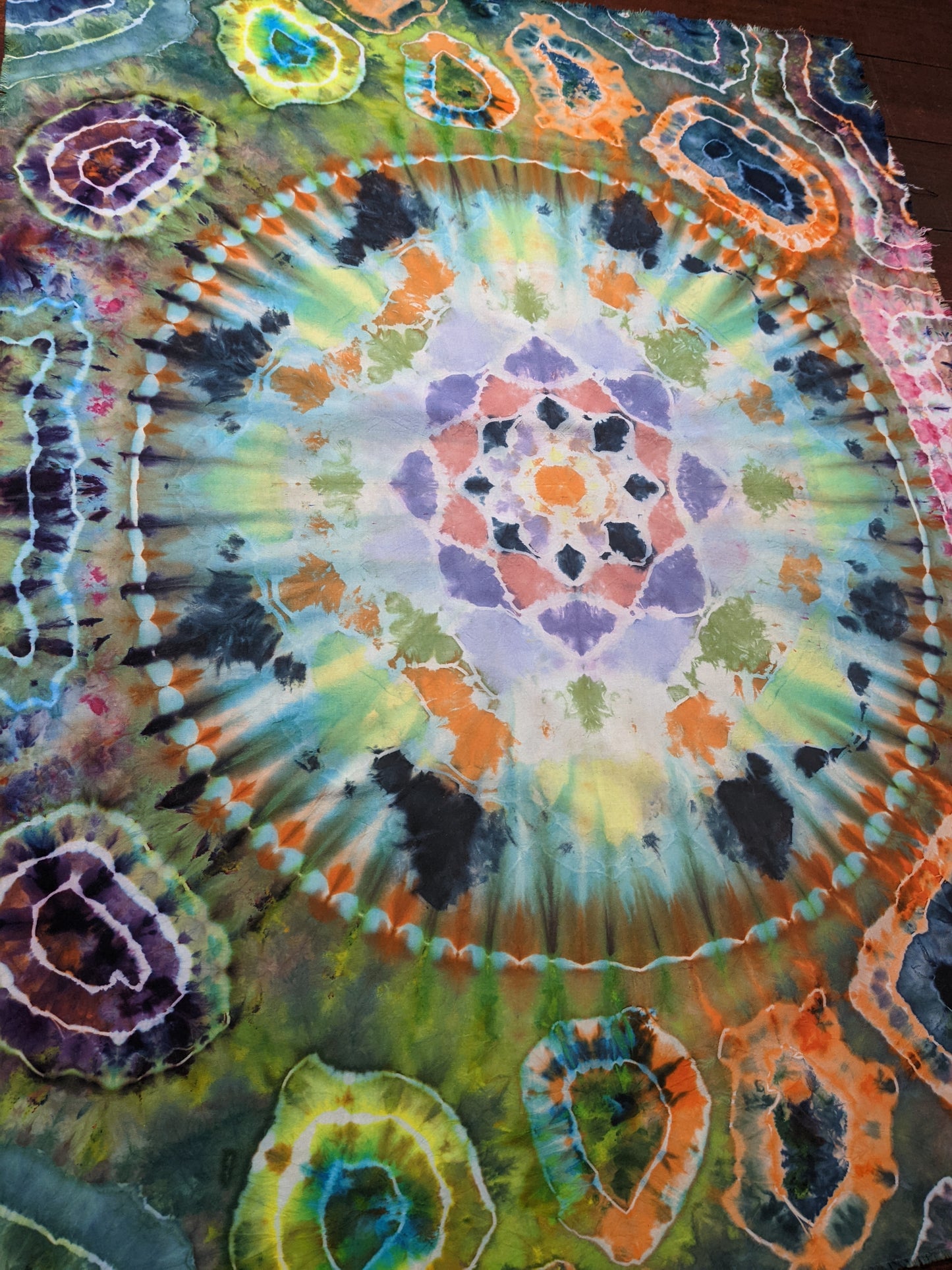 Mandala and Geode Tapestry 36" X 44"