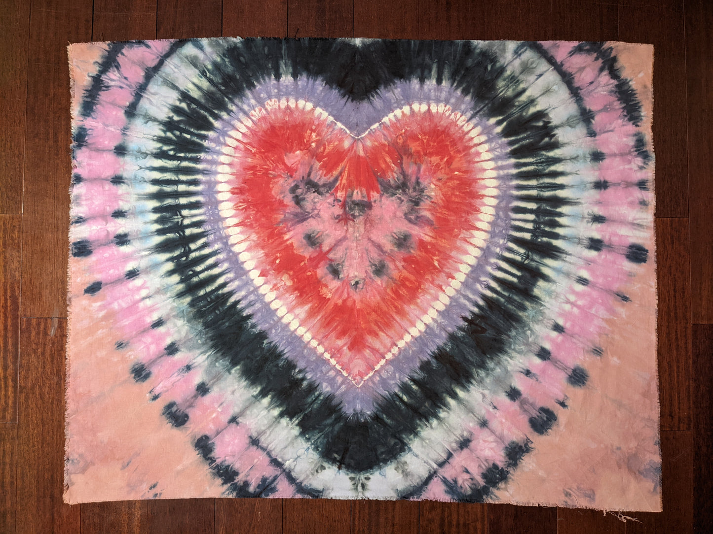 Faded Heart Tapestry 36" X 44"!