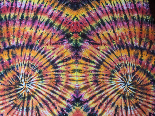 Fire Double Spirals Tapestry 36" X 44"