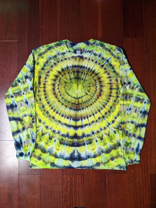 Lemon Lime Long Sleeve Ice dye in Large!